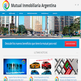 Diseño Web Mutual Inmobiliaria Argentina